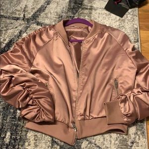 Mauve Satin Jacket